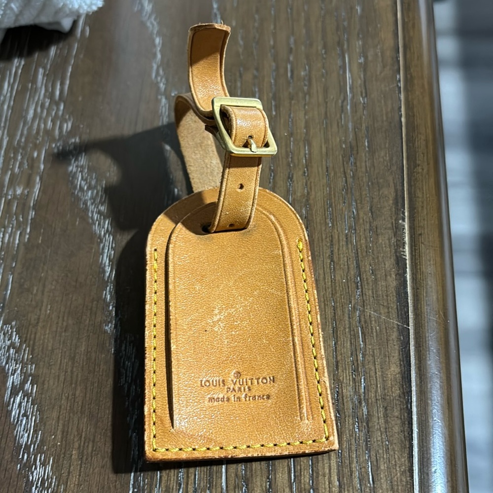 Louis Vuitton luggage tag